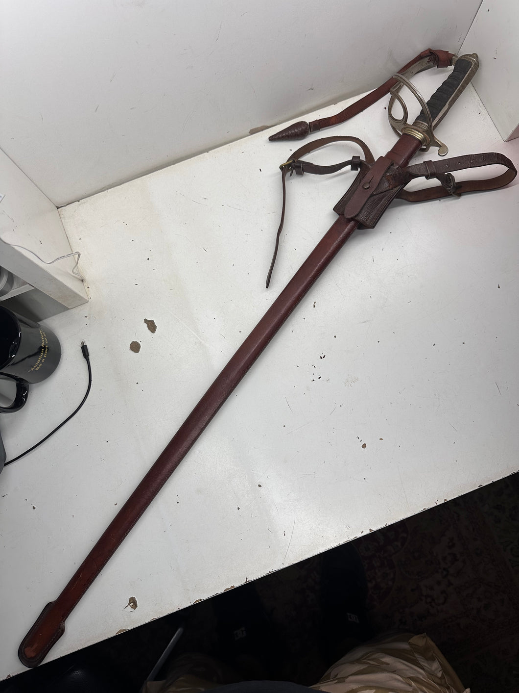 Original WW2 British Army Royal Artillery Officers Sword - George VI