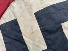 Load image into Gallery viewer, Original WW2 German Flag - Size 85cm x 112cm - The Militaria Shop
