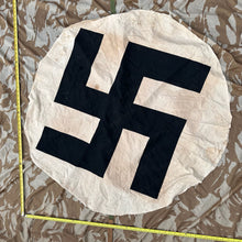 Load image into Gallery viewer, Original WW2 German Flag Centre Vet Bring Back - Size 115cm Diameter - The Militaria Shop
