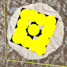 Load image into Gallery viewer, Original WW2 German Flag Centre Vet Bring Back - Size 115cm Diameter - The Militaria Shop
