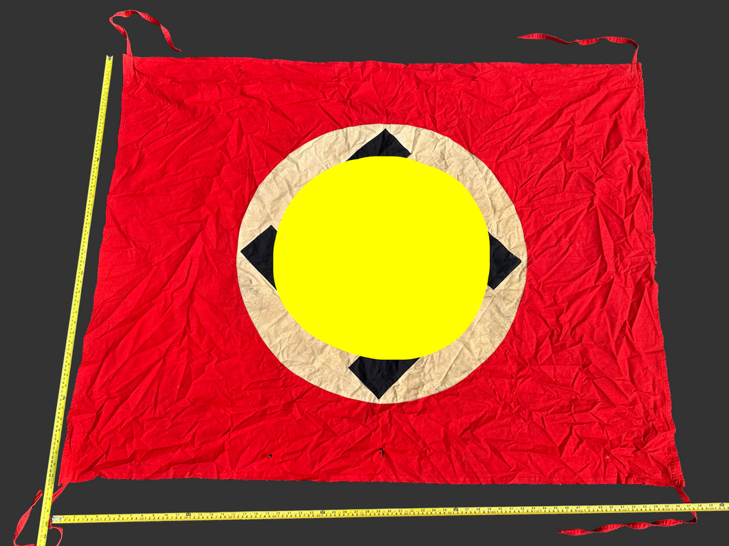 Original WW2 German Army Halftrack / Tank Vehicle Identification Flag Banner