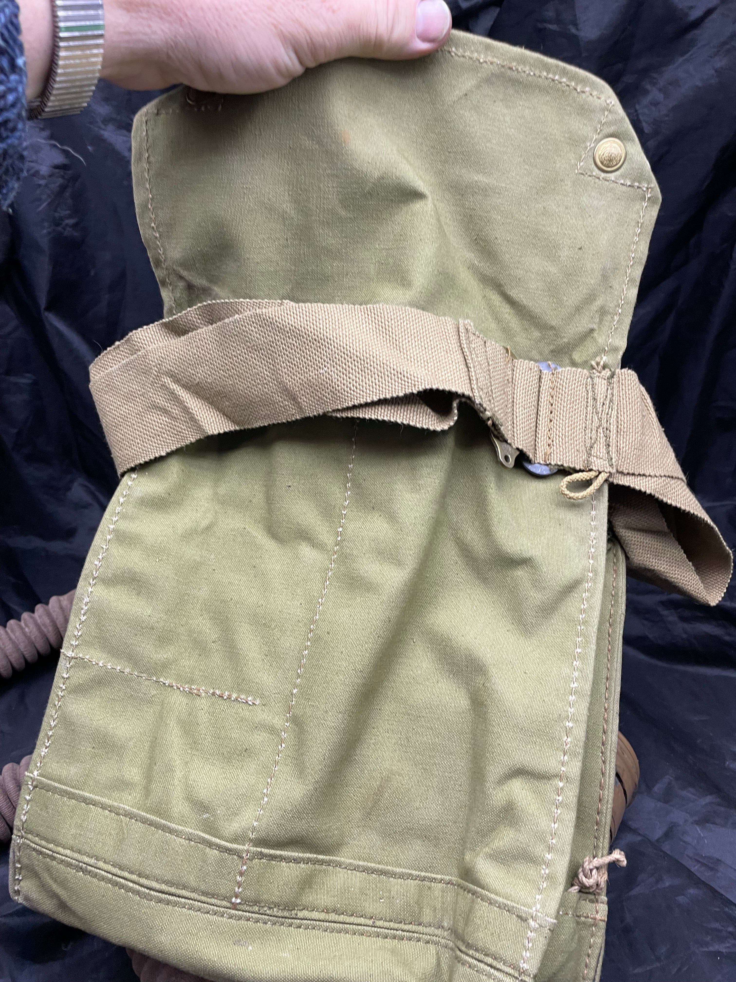 Original WW2 British Army Long-Hose Gas Mask with Bag - The Militaria Shop