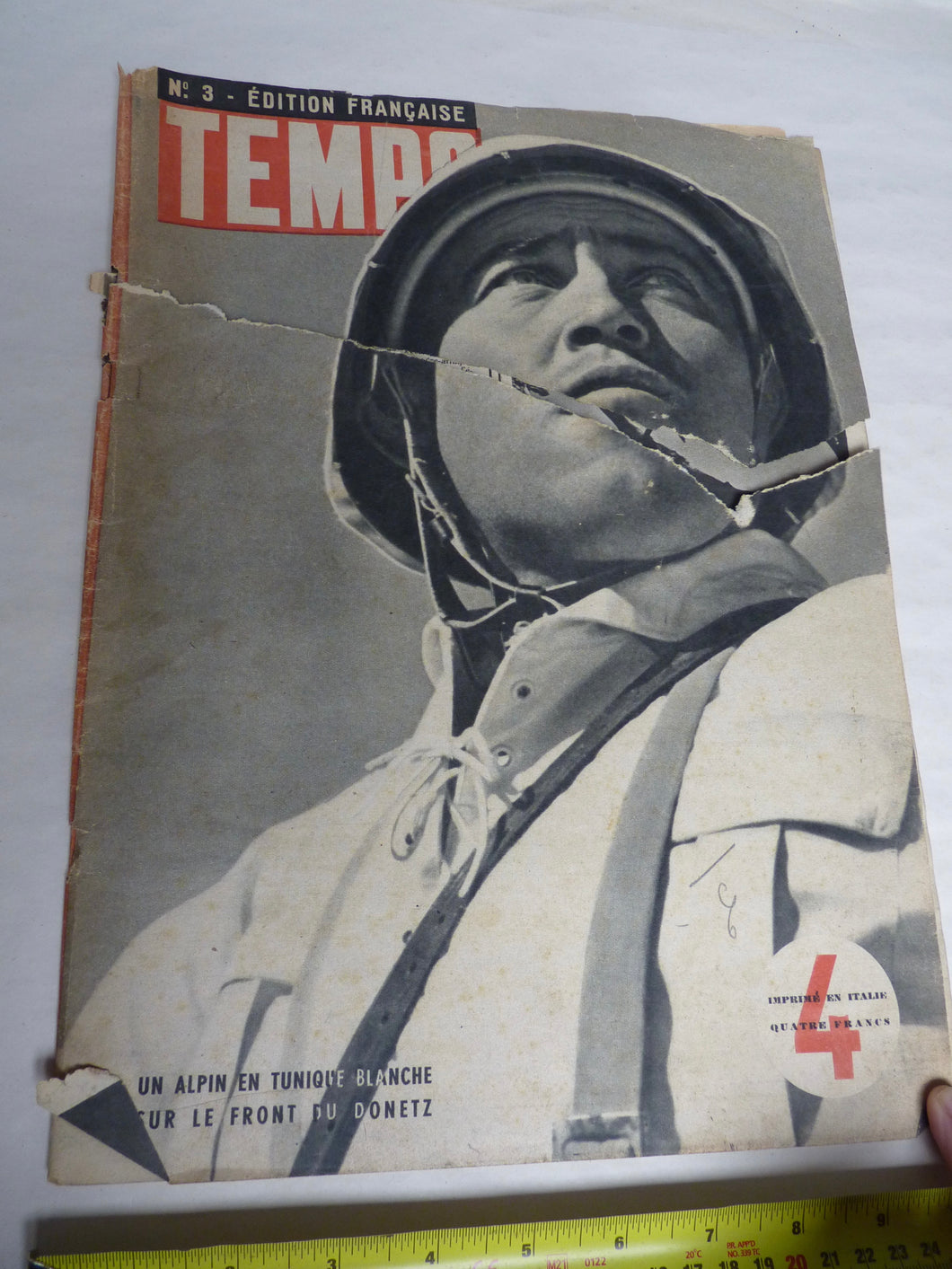 Original WW2 TEMPO Propaganda Magazine in French