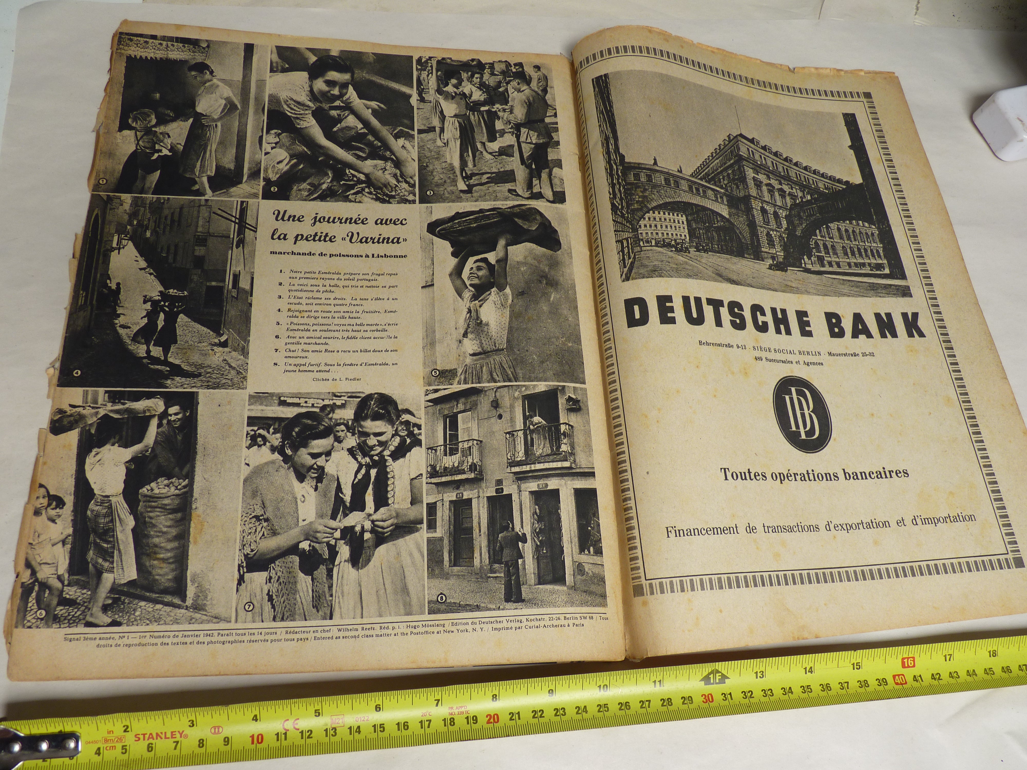Original WW2 German Signal Magazine - January 1942 - The Militaria Shop