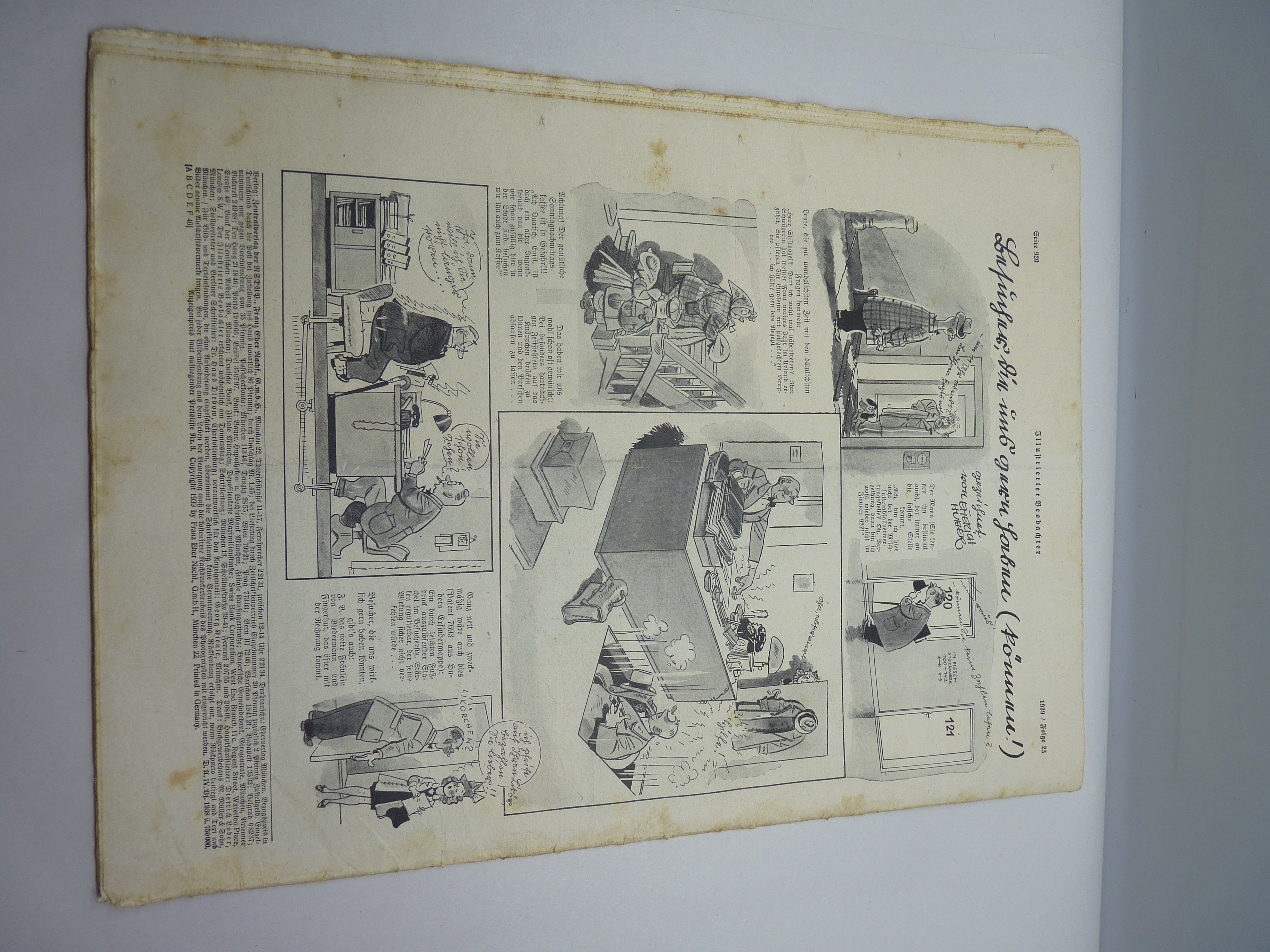 JB Juustrierter Beobachter NSDAP Magazine Original WW2 German - 8th June 1939 - The Militaria Shop