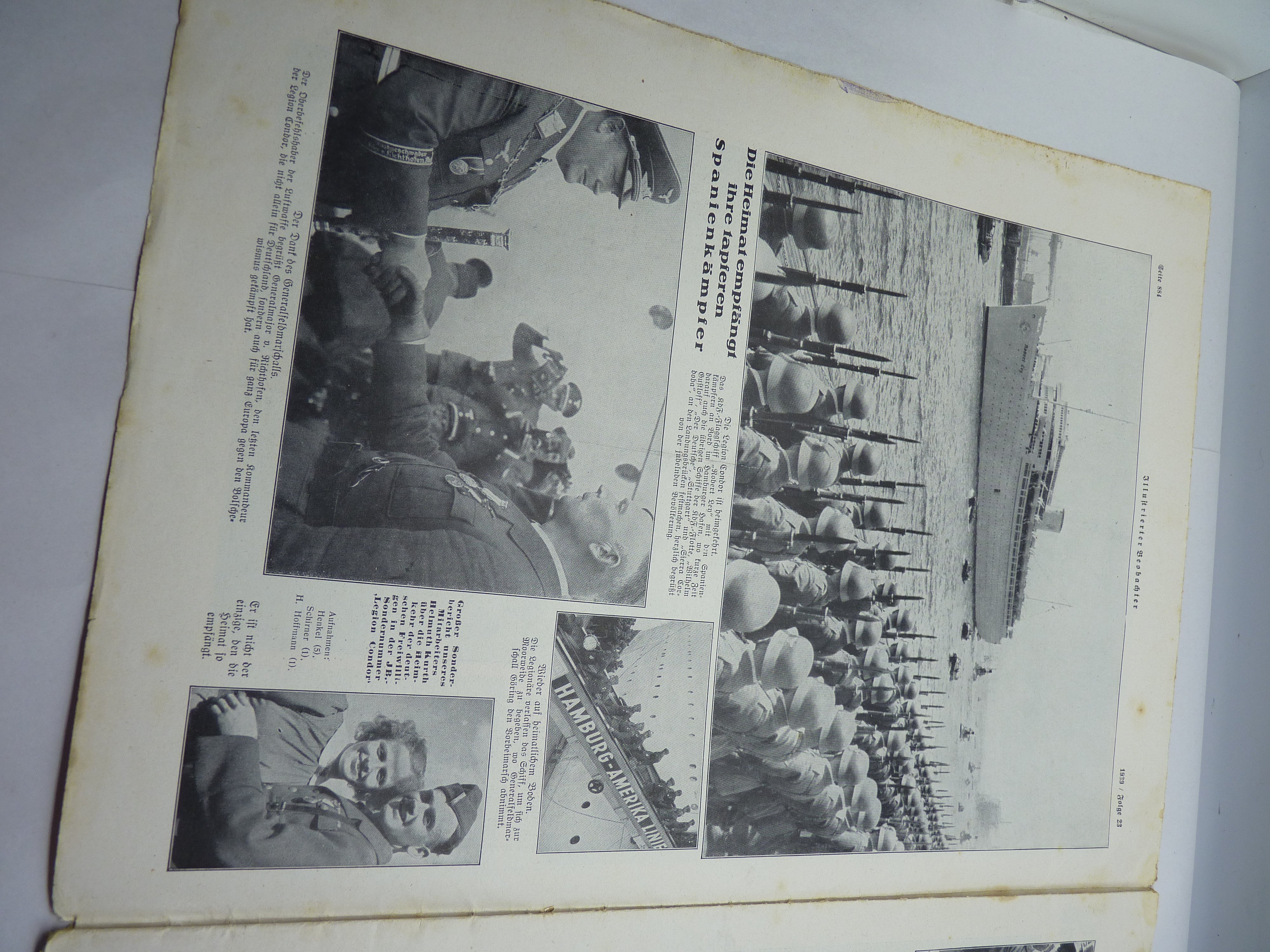 JB Juustrierter Beobachter NSDAP Magazine Original WW2 German - 8th June 1939 - The Militaria Shop