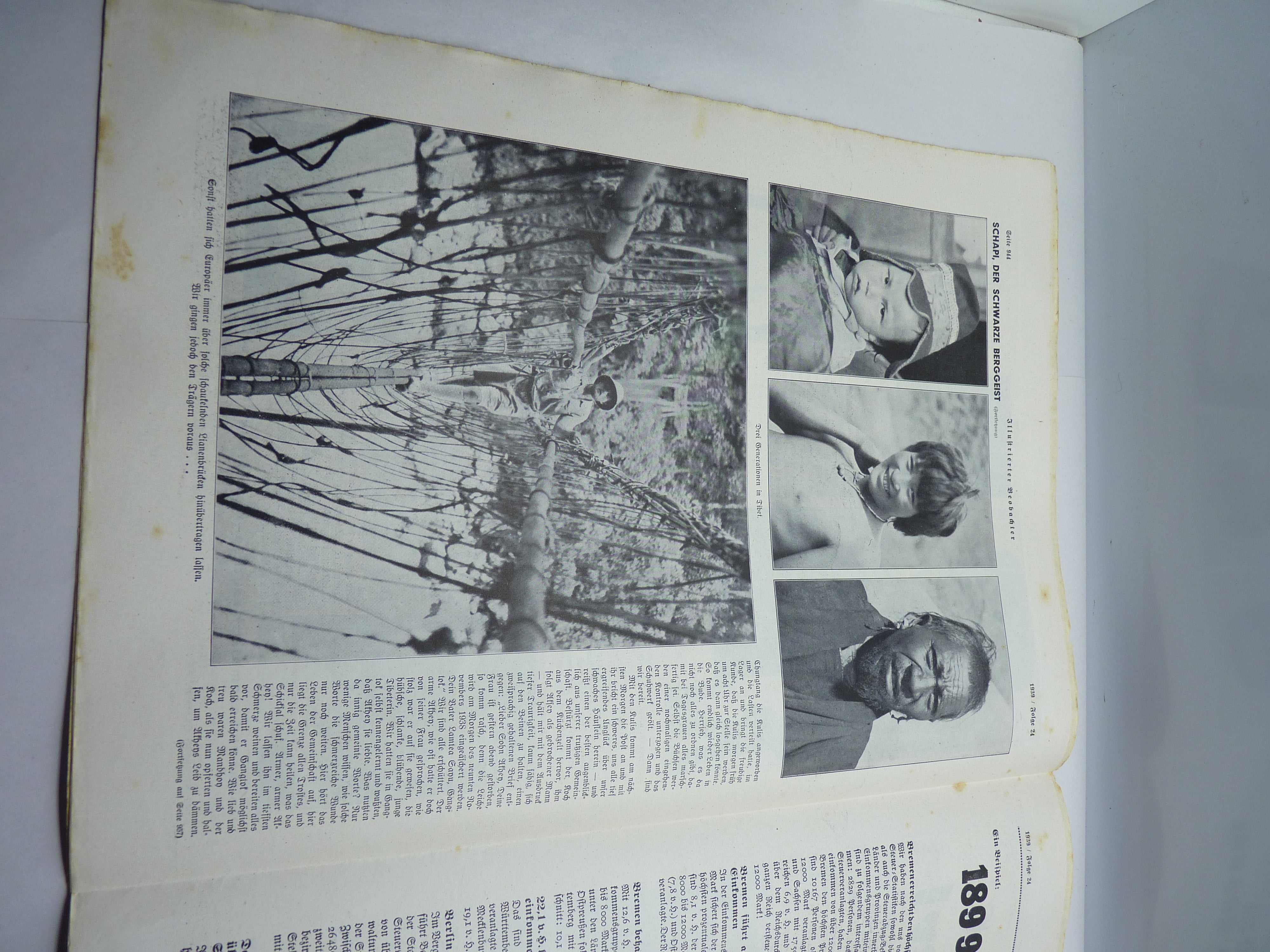 JB Juustrierter Beobachter NSDAP Magazine Original WW2 German - 15th June 1939 - The Militaria Shop