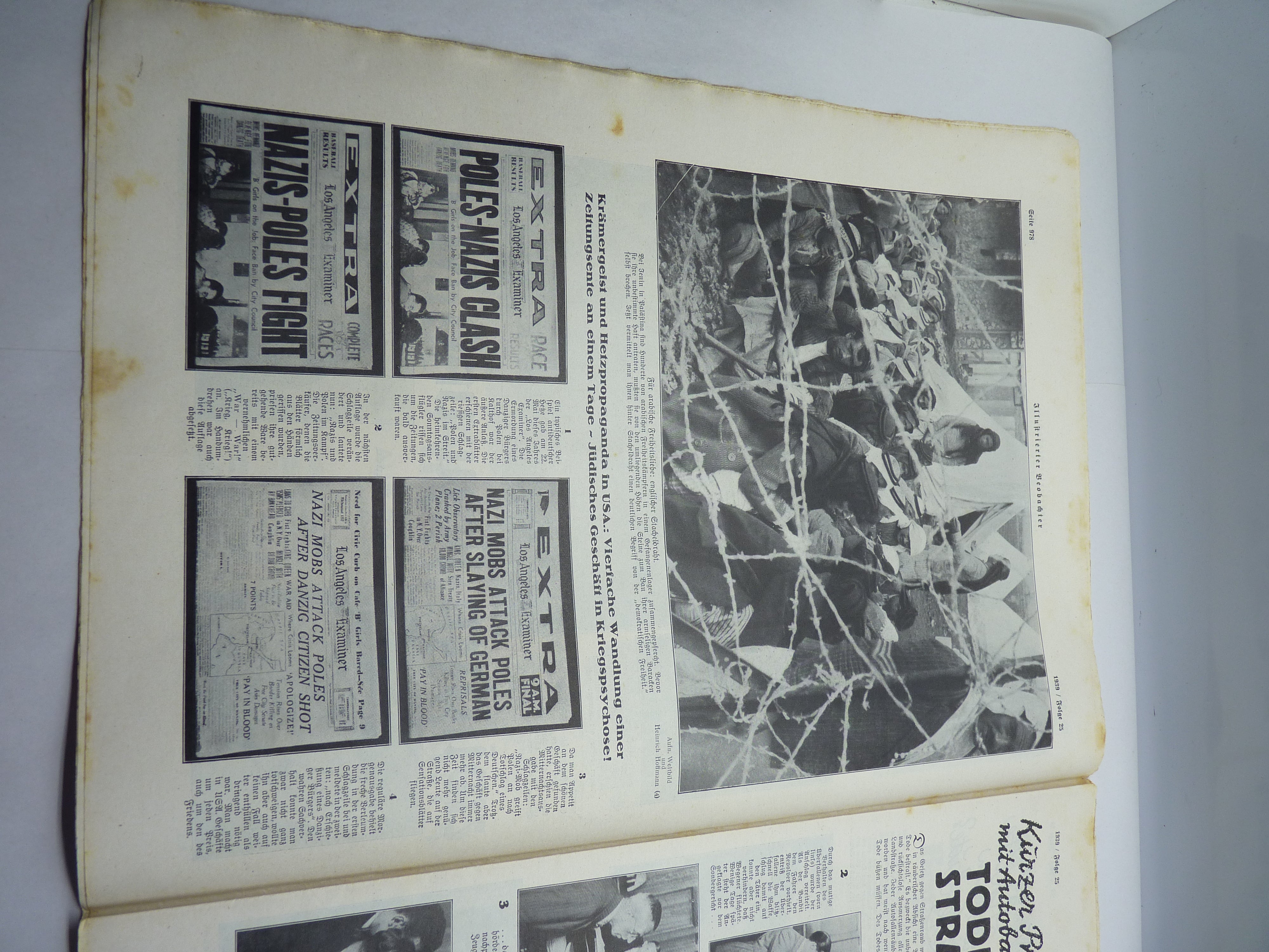 JB Juustrierter Beobachter NSDAP Magazine Original WW2 German - 22nd June 1939 - The Militaria Shop