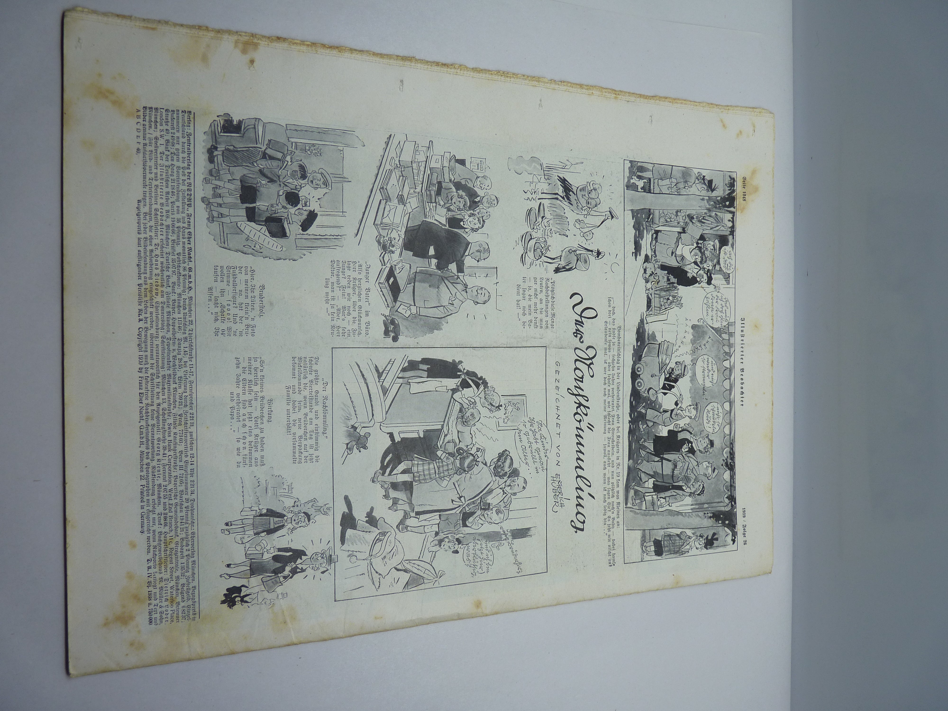 JB Juustrierter Beobachter NSDAP Magazine Original WW2 German - 29th June 1939 - The Militaria Shop
