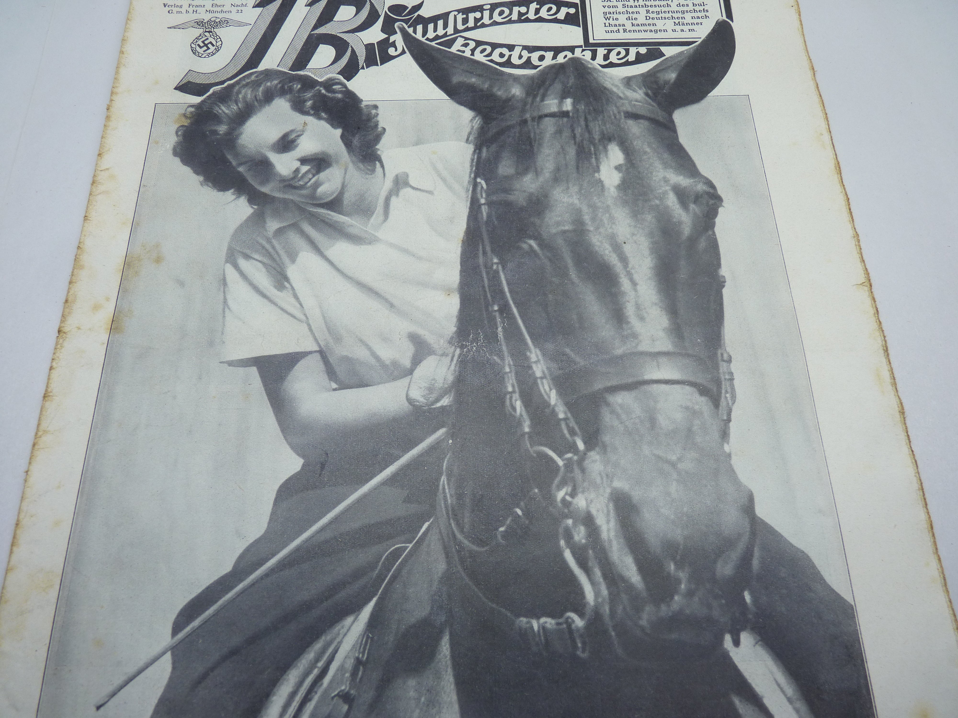 JB Juustrierter Beobachter NSDAP Magazine Original WW2 German - 13th July 1939 - The Militaria Shop