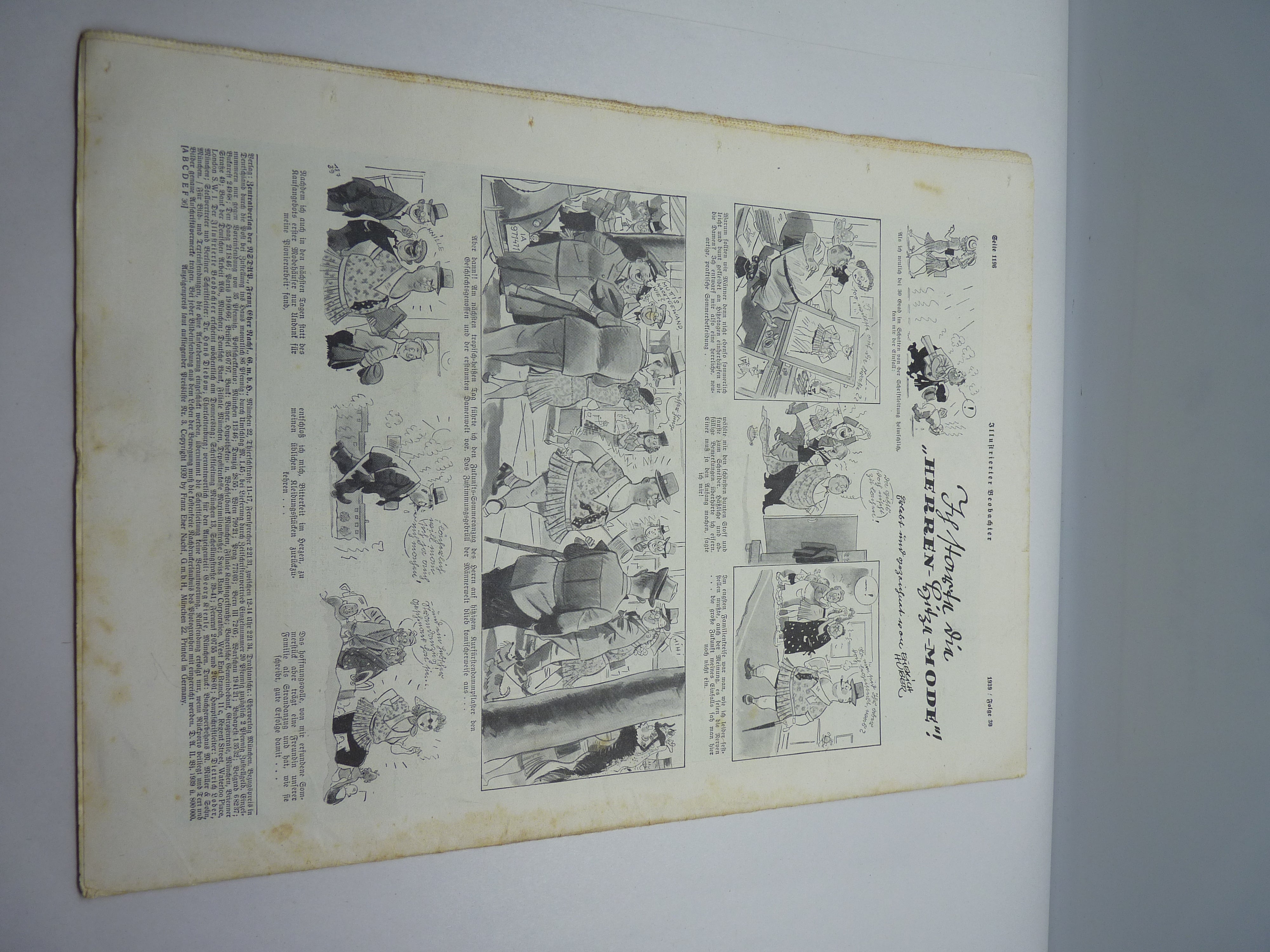 JB Juustrierter Beobachter NSDAP Magazine Original WW2 German - 27th July 1939 - The Militaria Shop