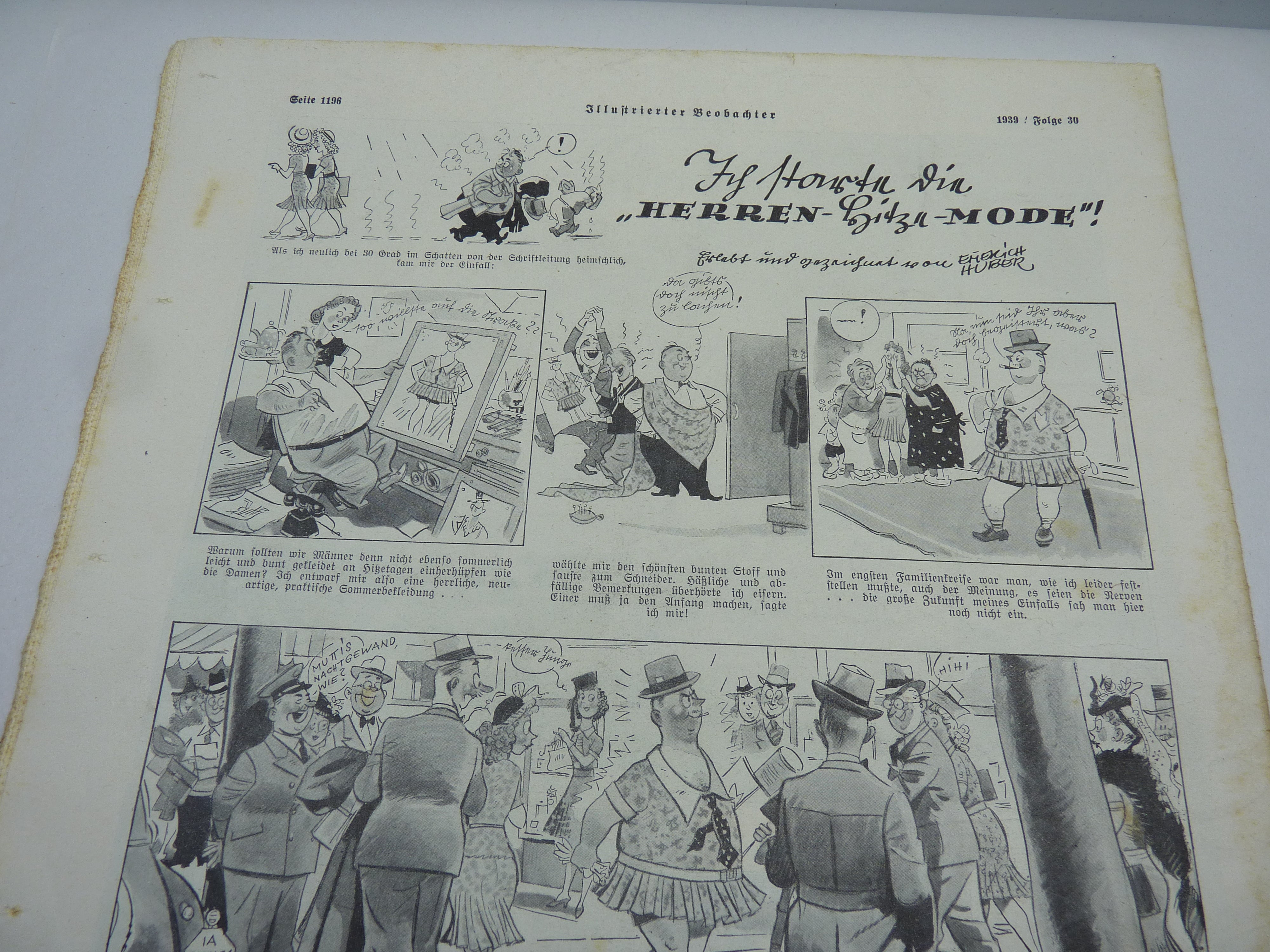 JB Juustrierter Beobachter NSDAP Magazine Original WW2 German - 27th July 1939 - The Militaria Shop