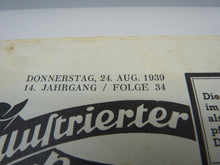 Lade das Bild in den Galerie-Viewer, JB Juustrierter Beobachter NSDAP Magazine Original WW2 German - 24th August 1939
