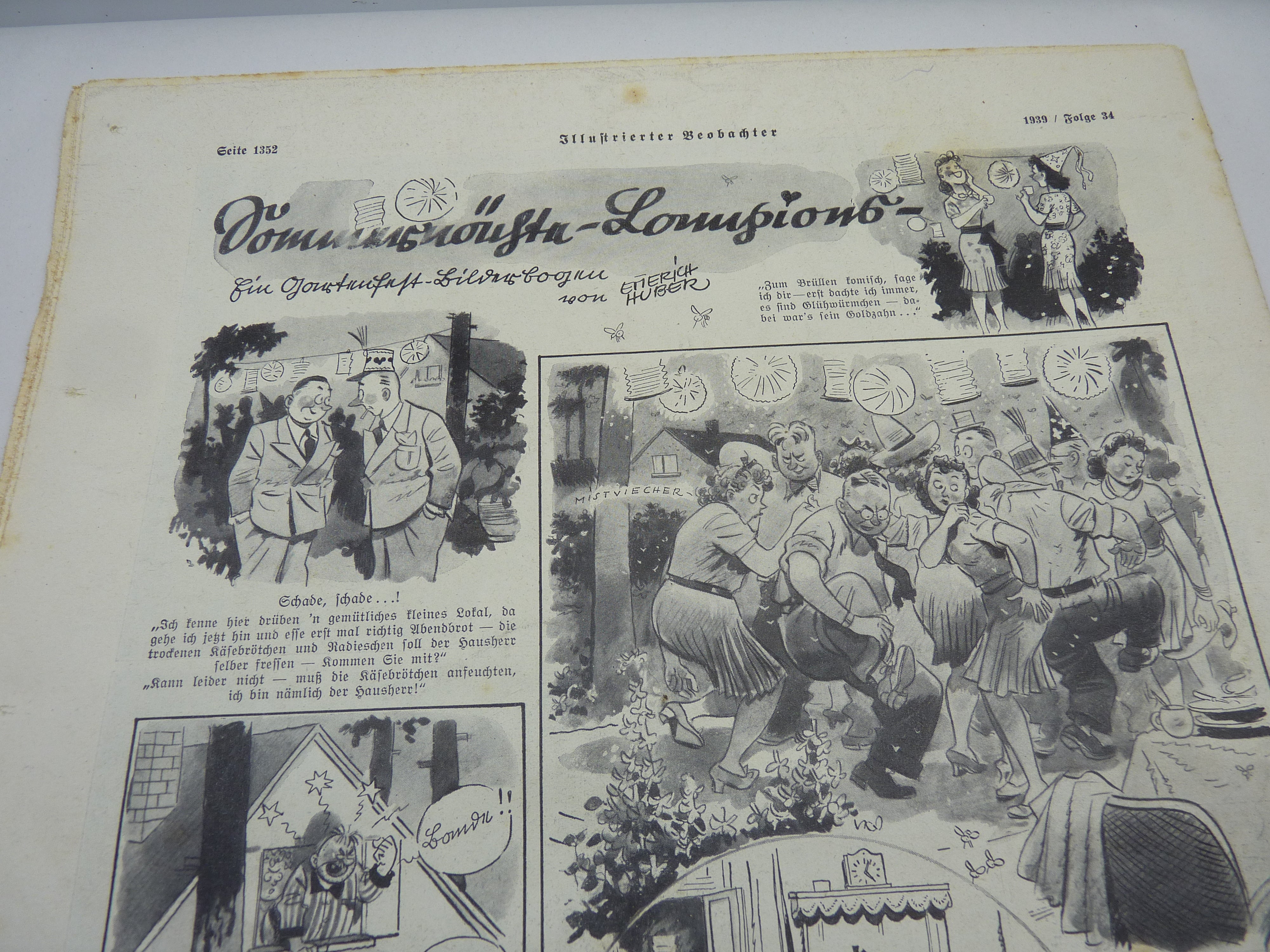 JB Juustrierter Beobachter NSDAP Magazine Original WW2 German - 24th August 1939 - The Militaria Shop