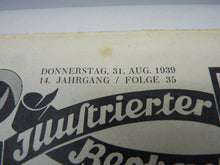 Lade das Bild in den Galerie-Viewer, JB Juustrierter Beobachter NSDAP Magazine Original WW2 German - 31st August 1939
