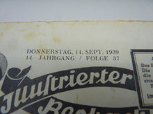 Lade das Bild in den Galerie-Viewer, JB Juustrierter Beobachter NSDAP Magazine Original WW2 German - 14th September 1939
