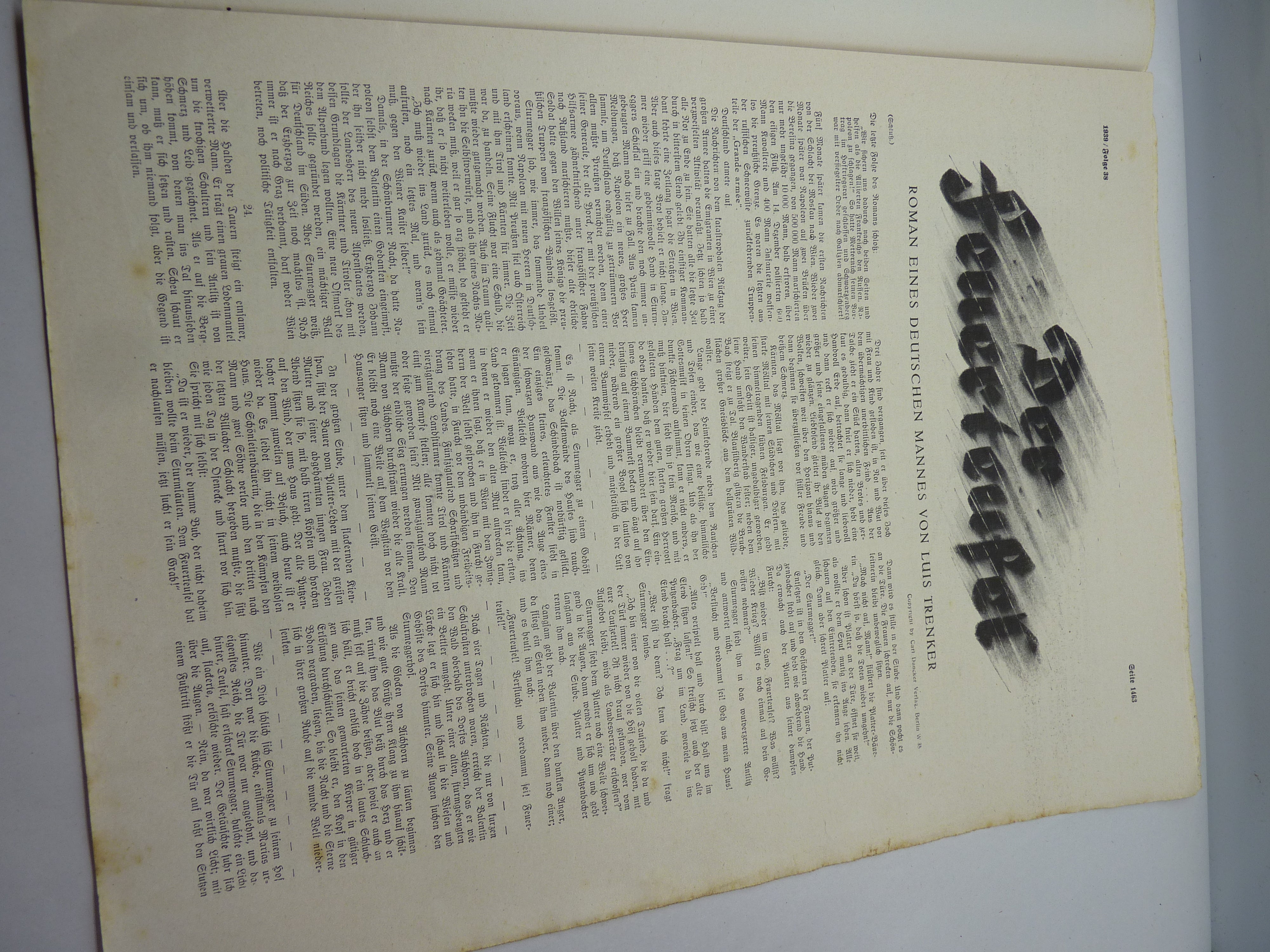 JB Juustrierter Beobachter NSDAP Magazine Original WW2 German - 21st September 1939 - The Militaria Shop
