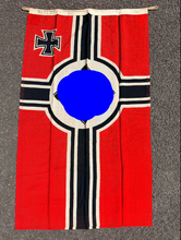 Charger l'image dans la galerie, Original WW2 German Navy Kriegsmarine Battle Flag - 130cm x 80cm
