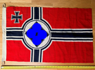 Original WW2 German Kriegsmarine U-Boat / E-Boat Navy Battle Flag - The Militaria Shop