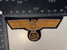 Load image into Gallery viewer, A good reproduction WW2 German Kriegsmarine Officer's Tunic Eagle. - The Militaria Shop
