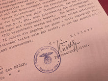 Load image into Gallery viewer, A WW2 German 1935 Dated NSDAP Document. With Stamps etc - The Militaria Shop
