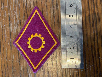 A WW2 / post war US Army Division cloth patch / shoulder badge. - The Militaria Shop