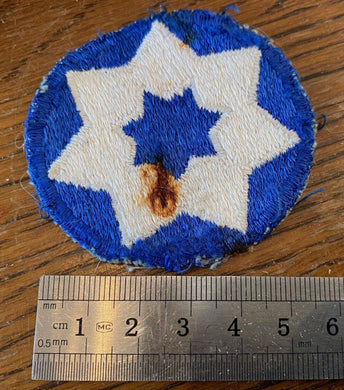 A WW2 / post war US Army Division cloth patch / shoulder badge. - The Militaria Shop