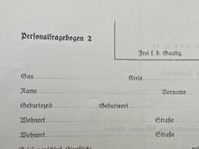 Load image into Gallery viewer, An Interesting Group of Three 1935 Dated NSADP Forms. - The Militaria Shop
