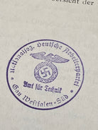 An Interesting NSADP Letter with Impressive Stamp - The Militaria Shop
