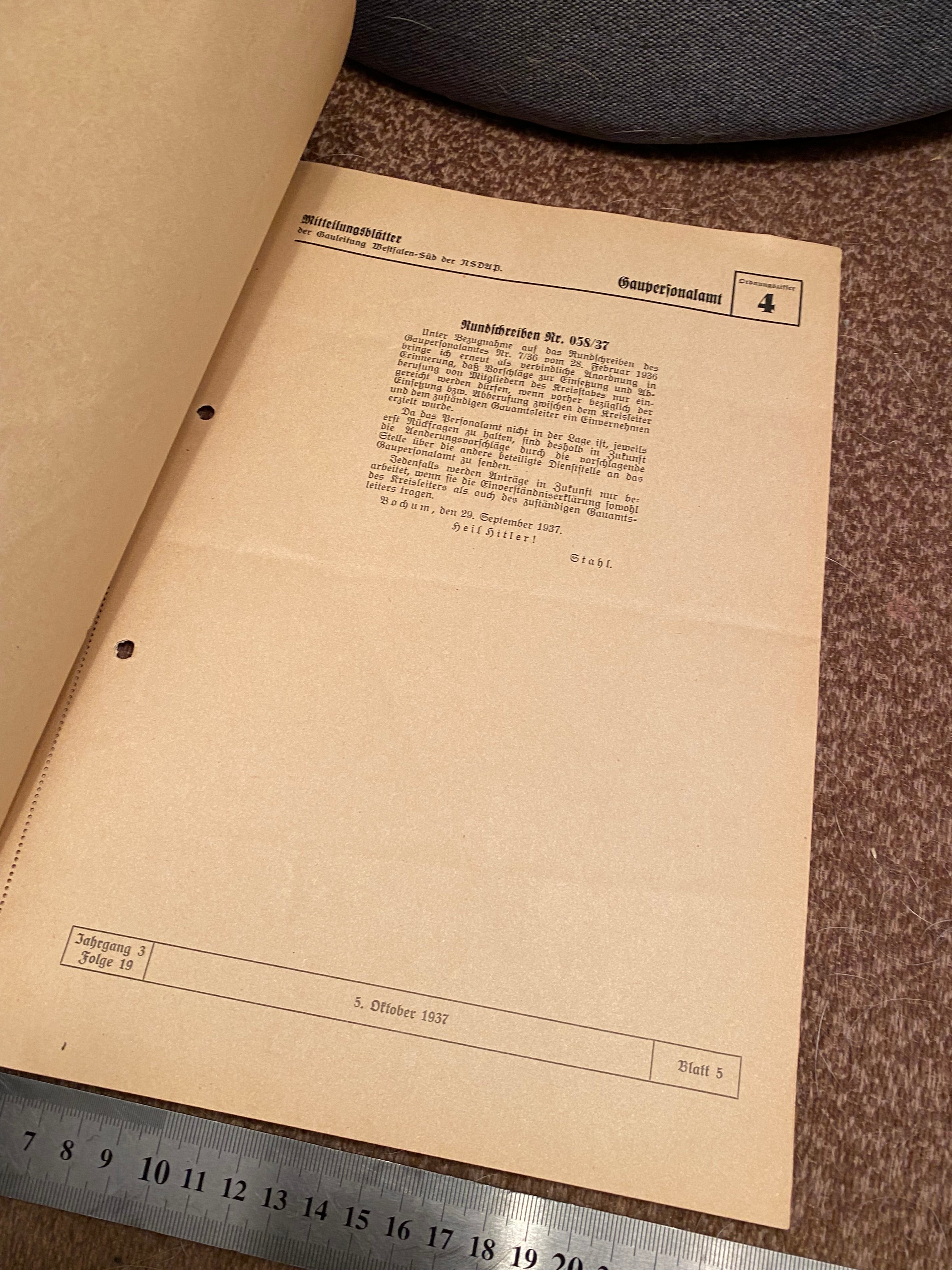 An interesting WW2 German NSDAP advertising information sheet / pamphlet. - The Militaria Shop