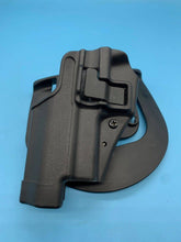 Load image into Gallery viewer, Black BLACKHAWK Pistol Holster Belt Mount Left Hand - Sig 220 / 226 / 228 / 229 - The Militaria Shop
