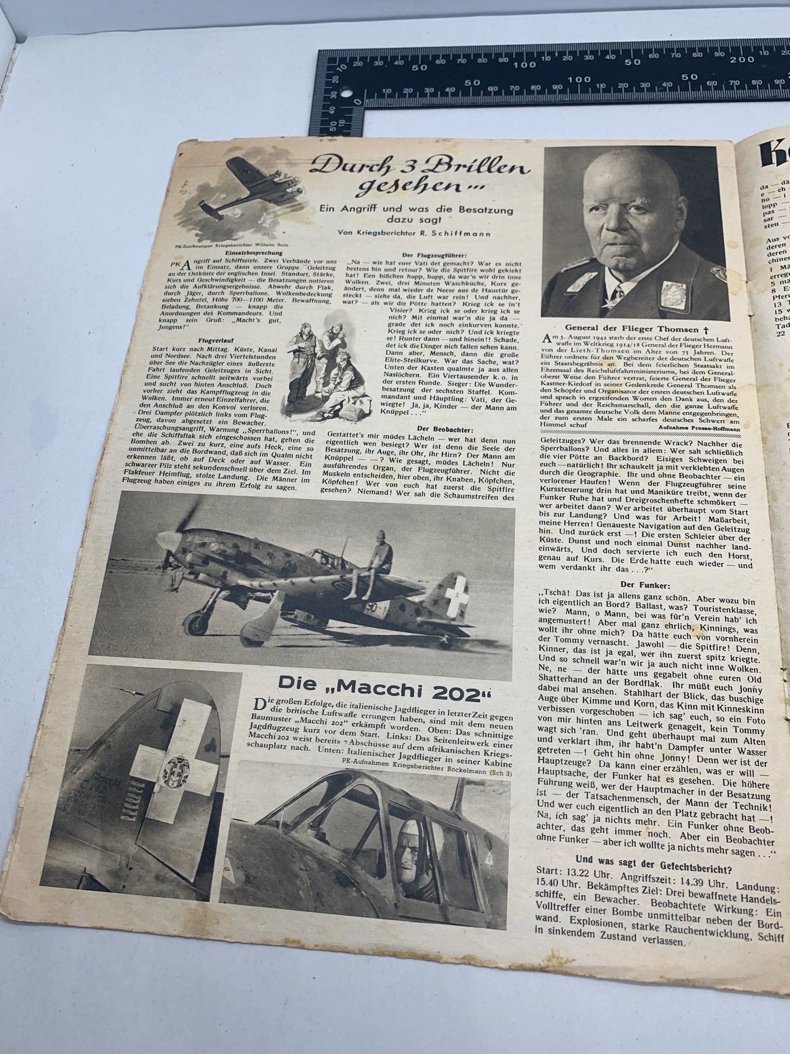 Der Adler Luftwaffe Magazine Original WW2 German - 1st September 1942 - The Militaria Shop