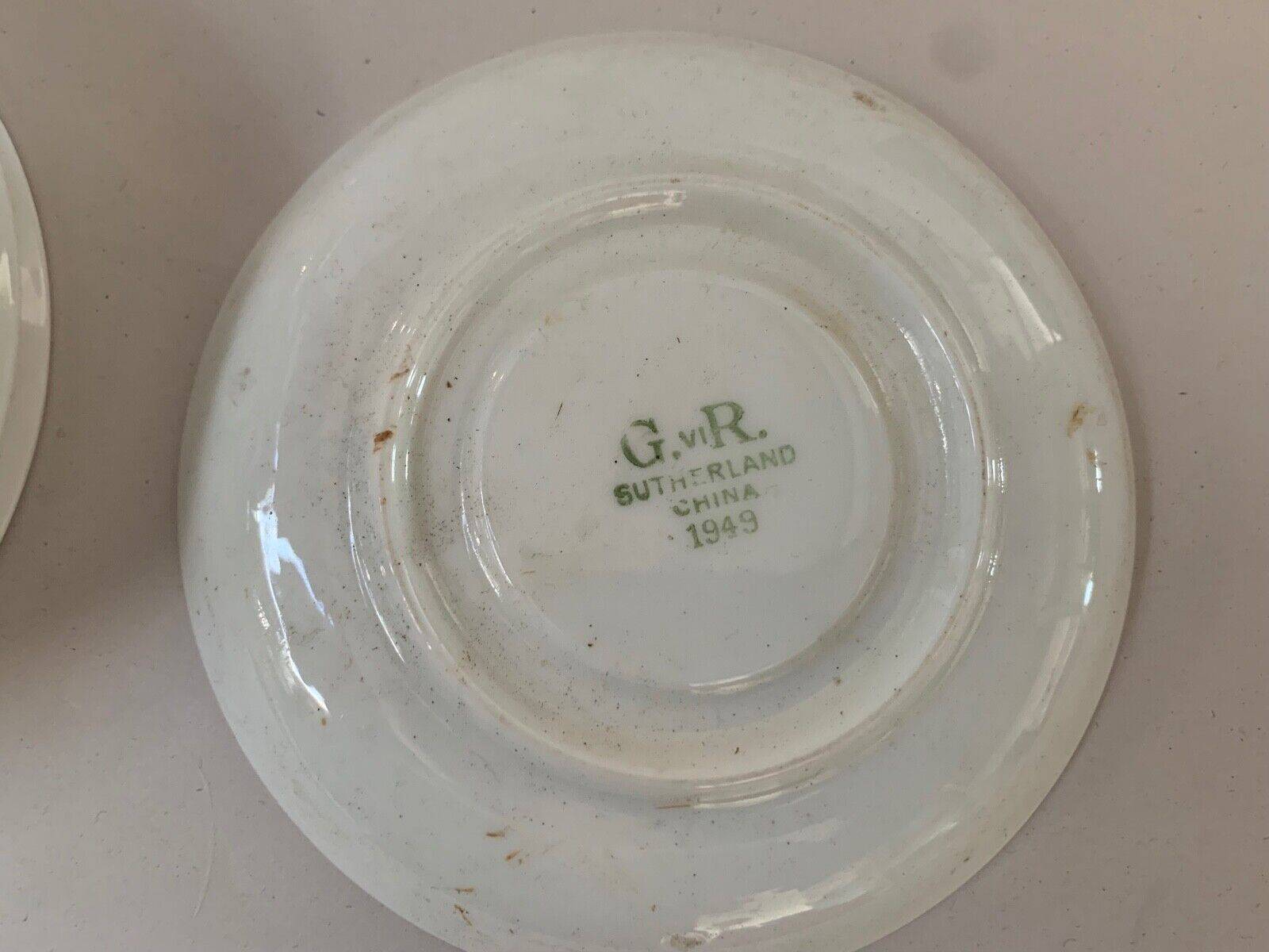 Genuine British Army Officers Mess Porcelain Coffee / Tea Saucer - The Militaria Shop