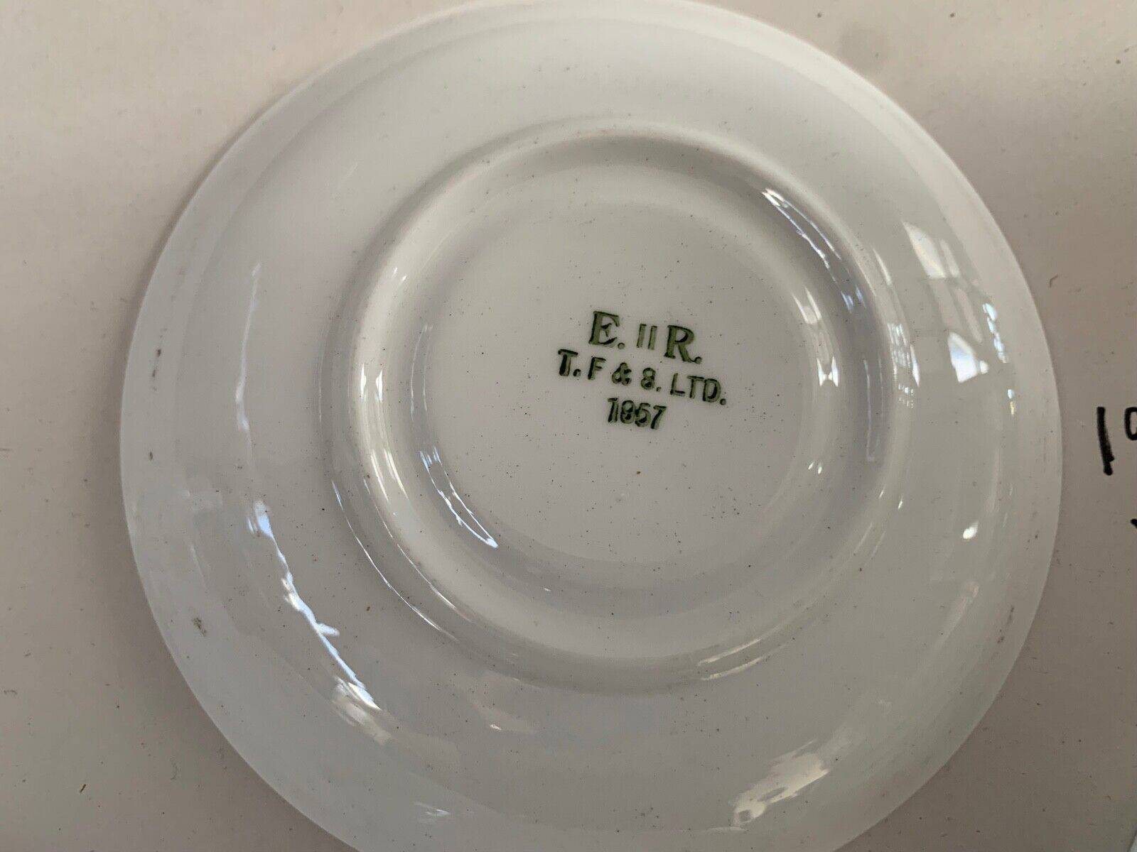 Genuine British Army Officers Mess Porcelain Coffee / Tea Saucer - The Militaria Shop