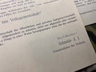 Group of WW2 German Technical School Letters. - The Militaria Shop