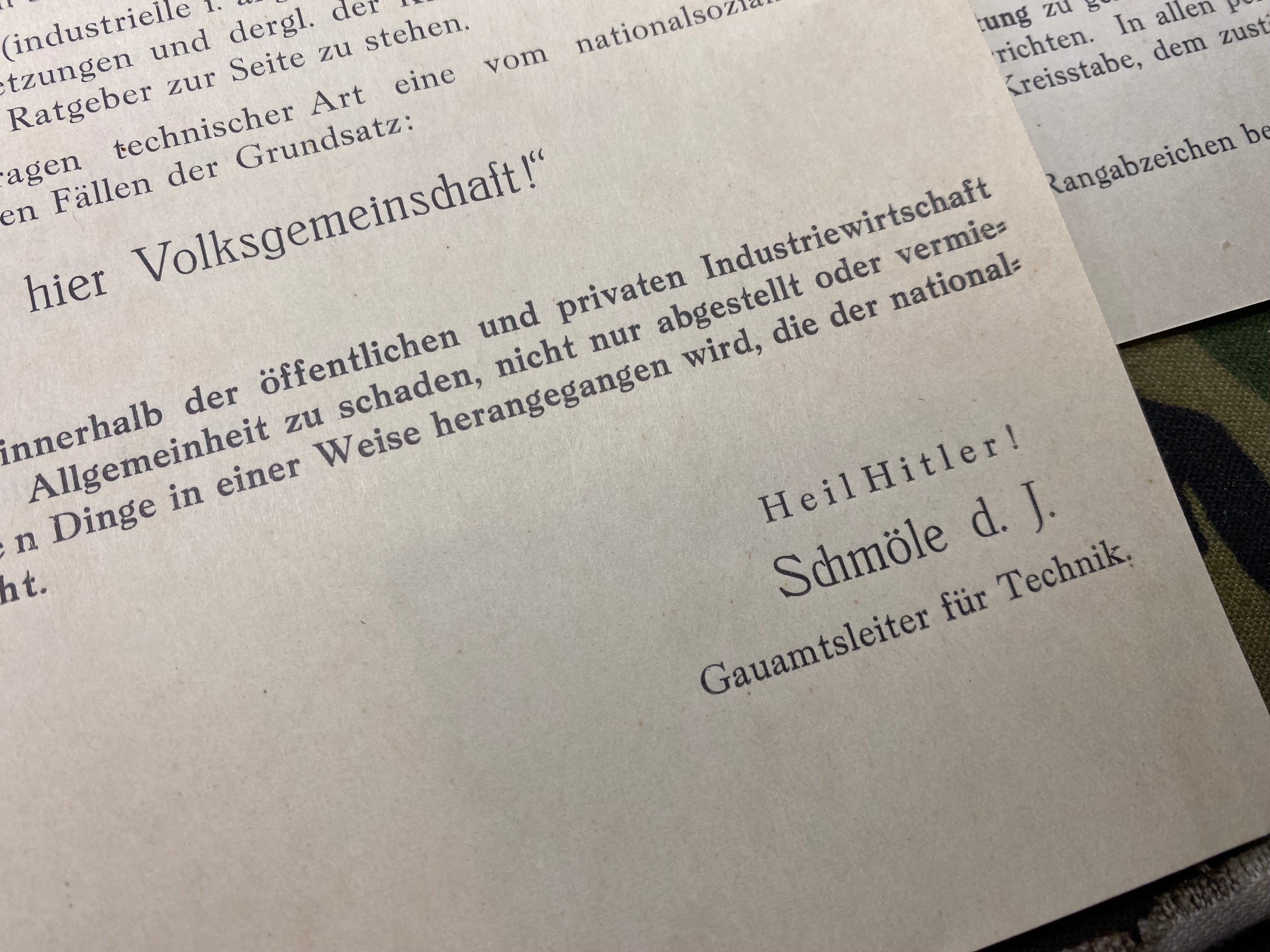 Group of WW2 German Technical School Letters. - The Militaria Shop