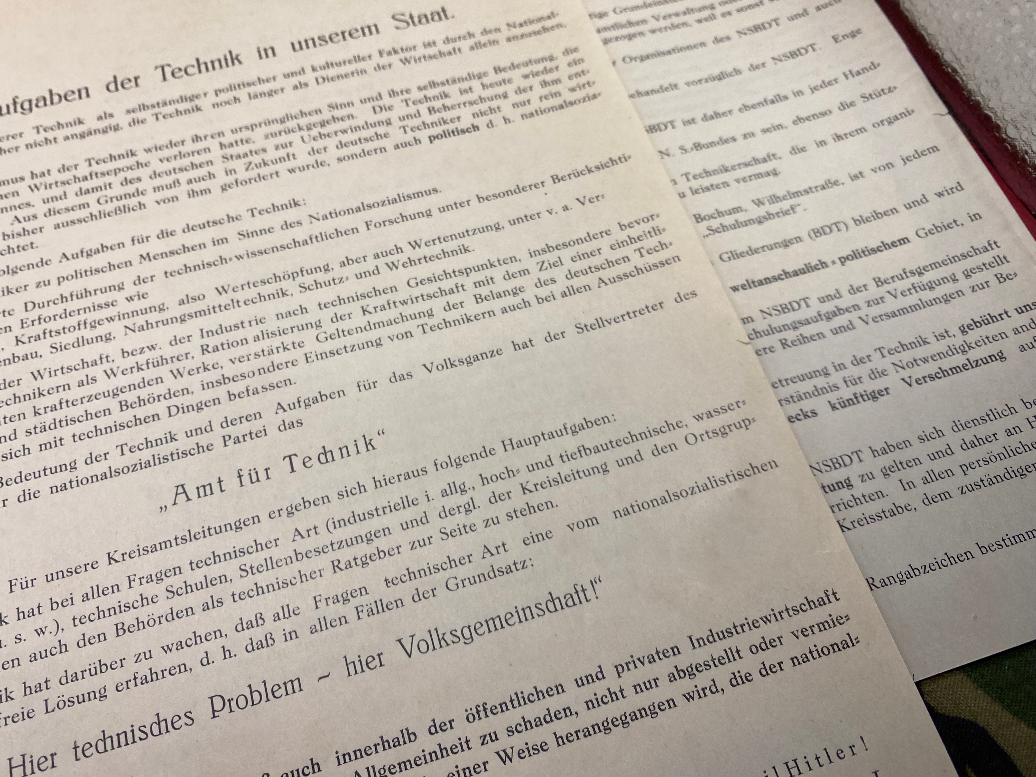 Group of WW2 German Technical School Letters. - The Militaria Shop
