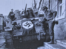 Load image into Gallery viewer, Original WW2 German Army Panzer Vehicle Identification Flag
