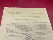 Load image into Gallery viewer, Interesting WW2 German Letter from the NSBDT 1934 Dated With Stamp. - The Militaria Shop
