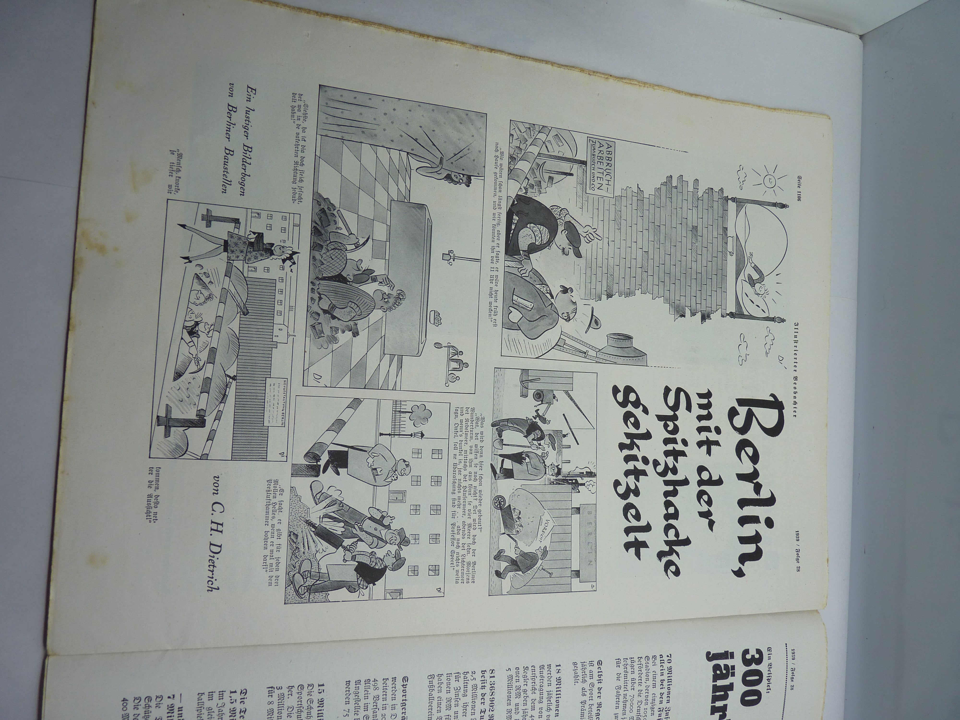 JB Juustrierter Beobachter NSDAP Magazine Original WW2 German - 13th July 1939 - The Militaria Shop