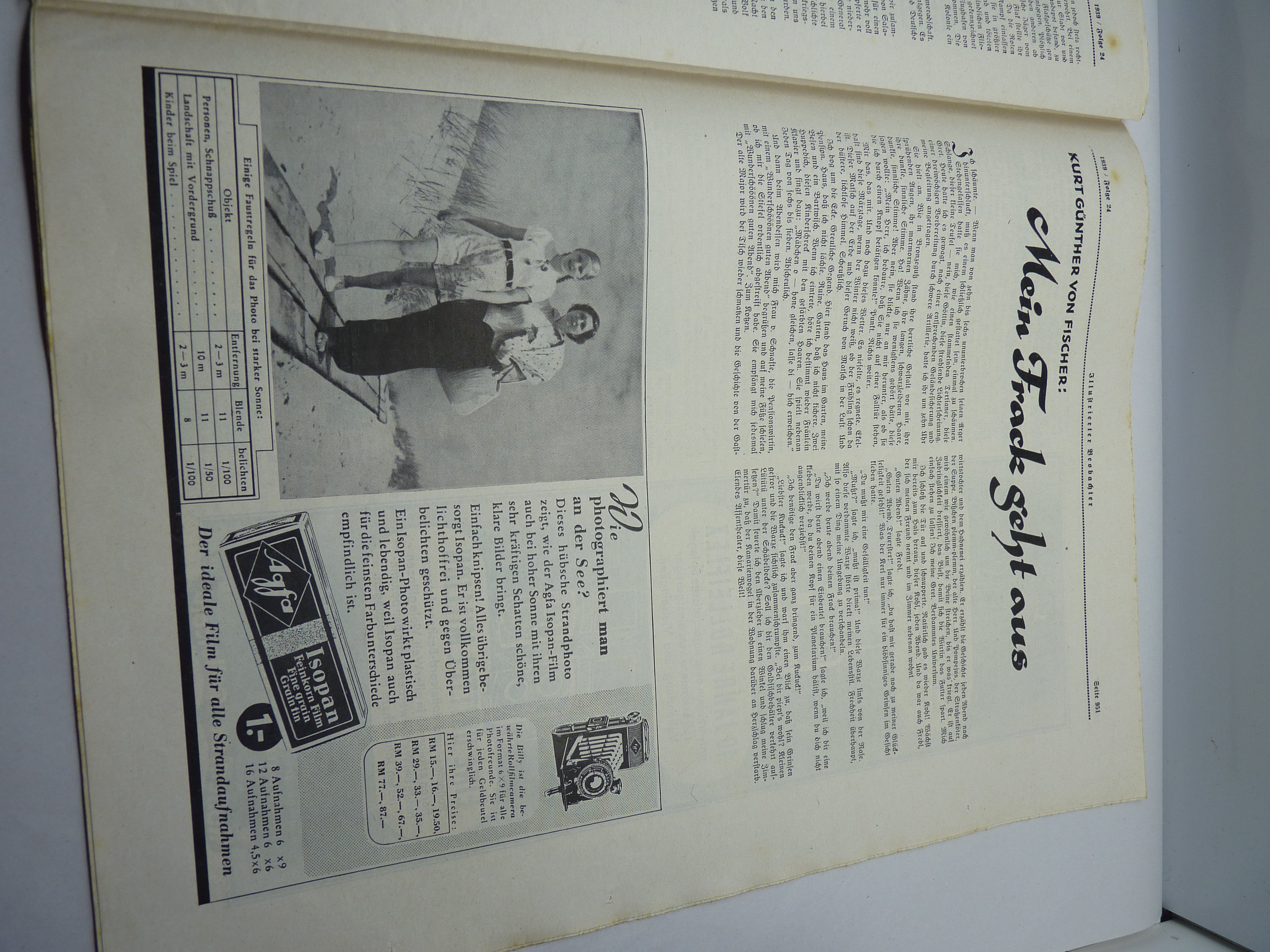 JB Juustrierter Beobachter NSDAP Magazine Original WW2 German - 15th June 1939 - The Militaria Shop