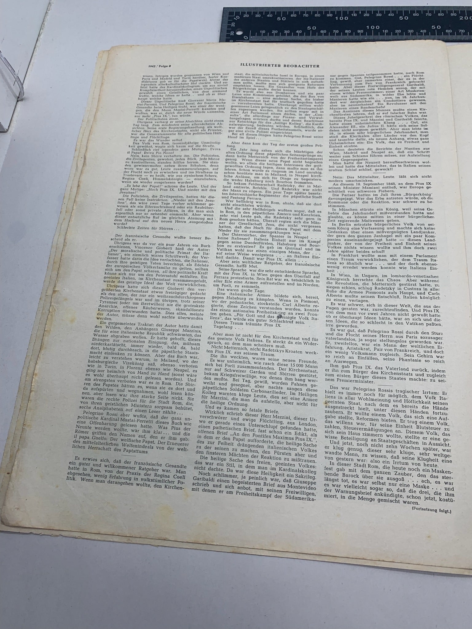 JB Juustrierter Beobachter NSDAP Magazine Original WW2 German - 19th February 1942 - The Militaria Shop