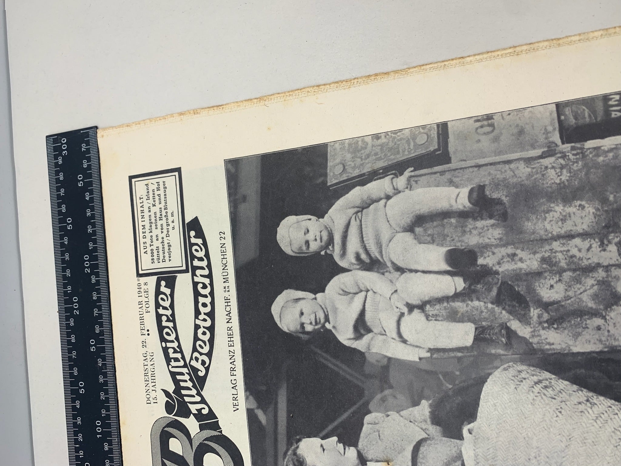 JB Juustrierter Beobachter NSDAP Magazine Original WW2 German - 22nd February 1940 - The Militaria Shop