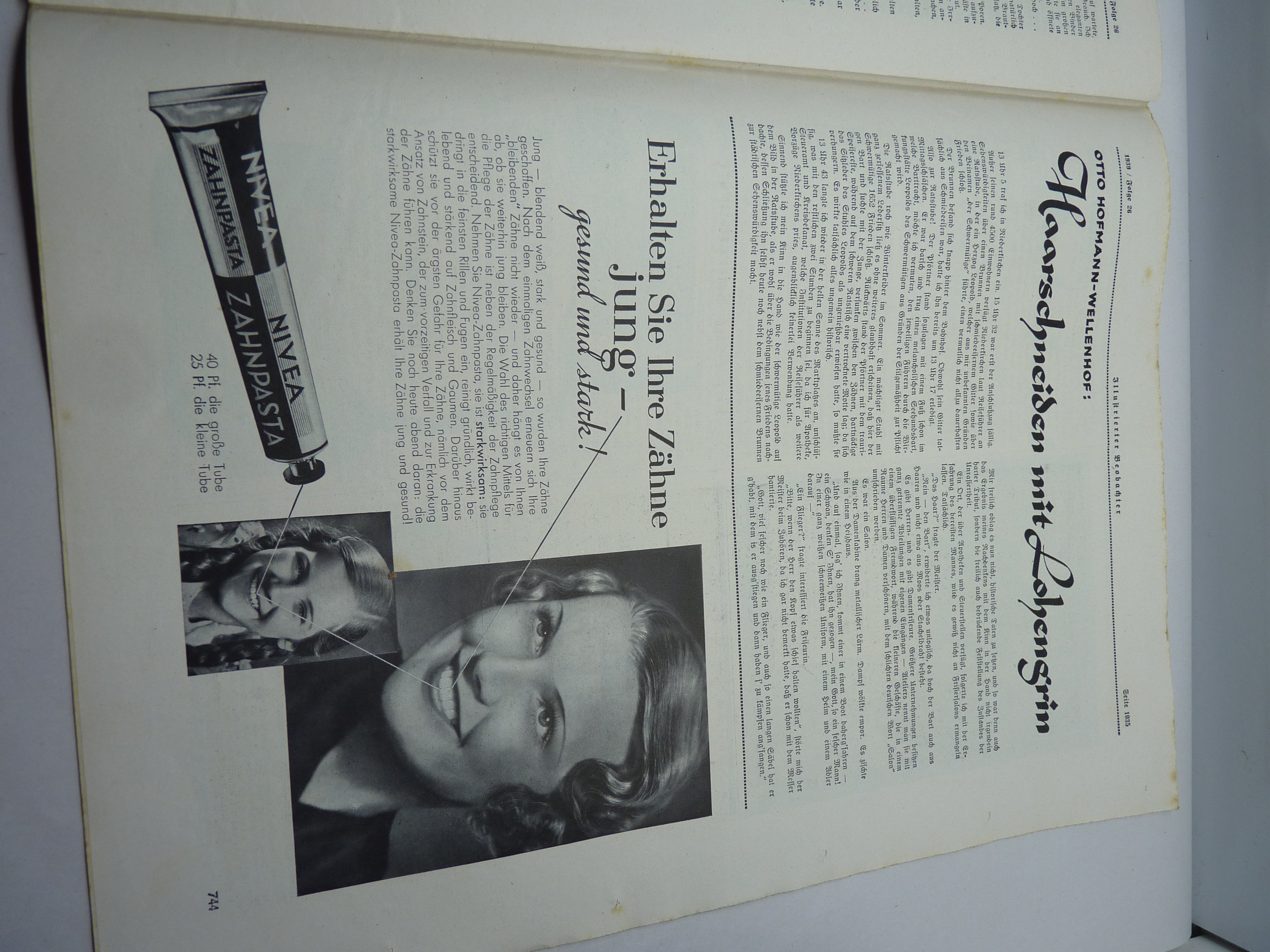 JB Juustrierter Beobachter NSDAP Magazine Original WW2 German - 29th June 1939 - The Militaria Shop