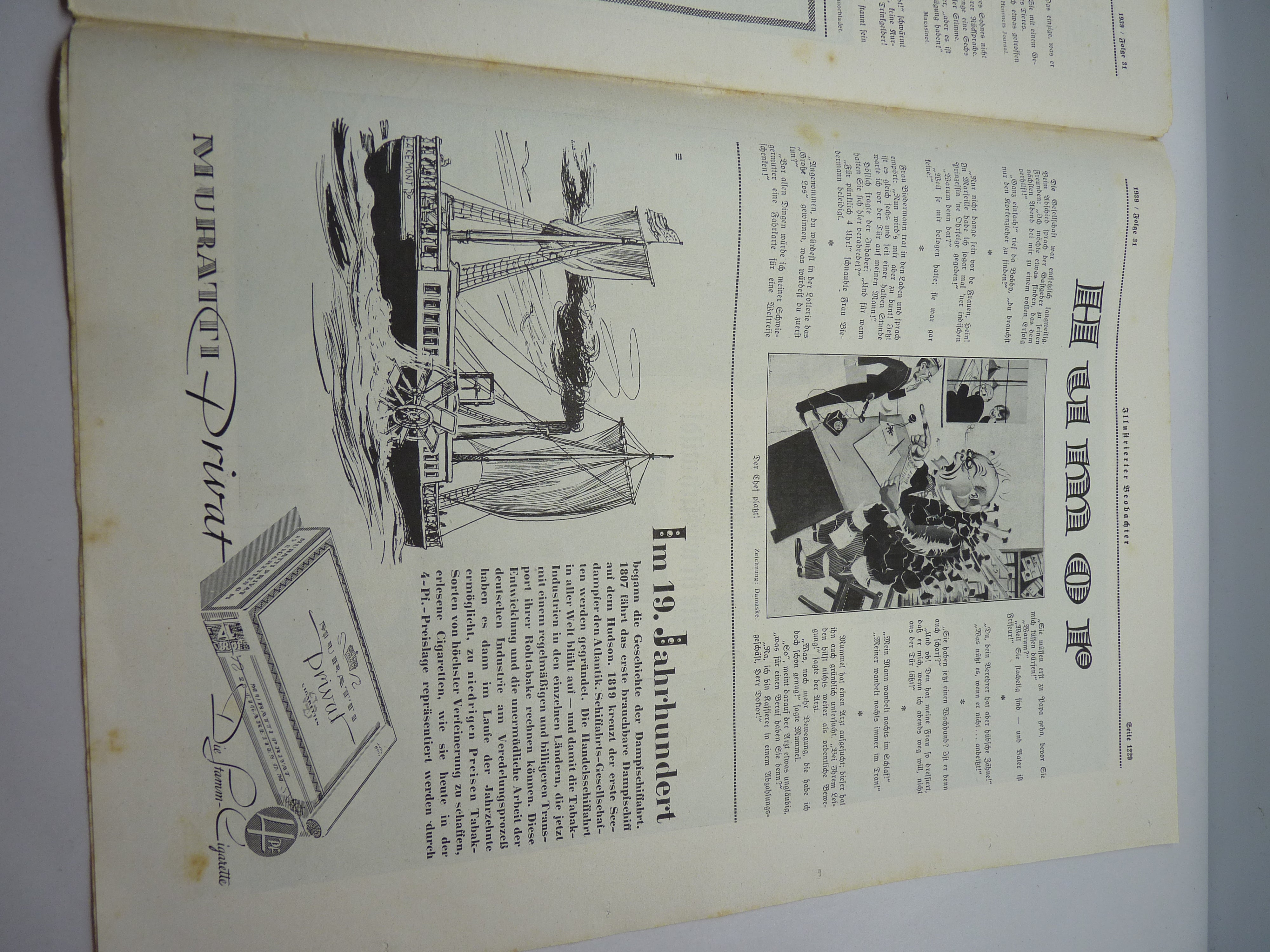 JB Juustrierter Beobachter NSDAP Magazine Original WW2 German - 3rd August 1939 - The Militaria Shop