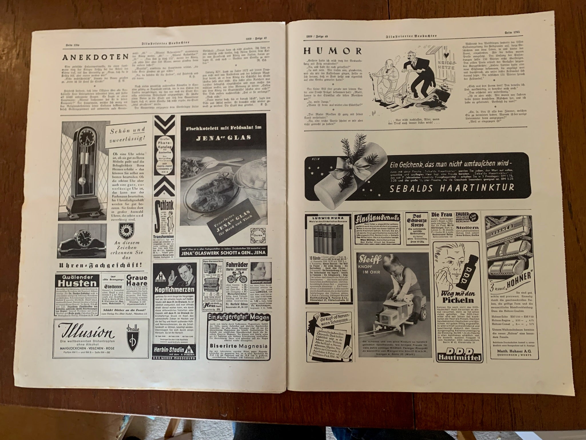 JB Juustrierter Beobachter NSDAP Magazine Original WW2 German - 7th December 1939 - The Militaria Shop