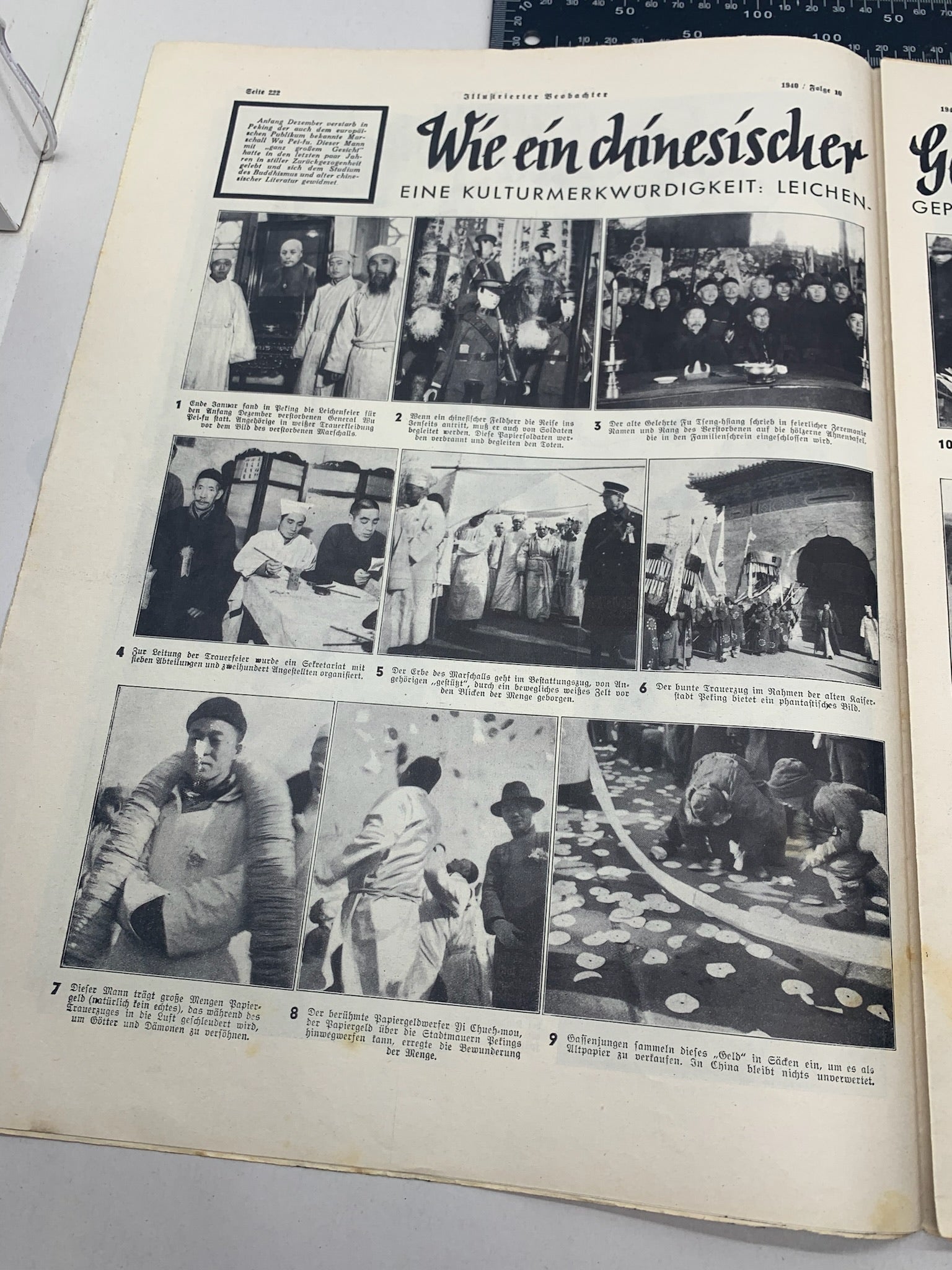 JB Juustrierter Beobachter NSDAP Magazine Original WW2 German - 7th March 1940 - The Militaria Shop