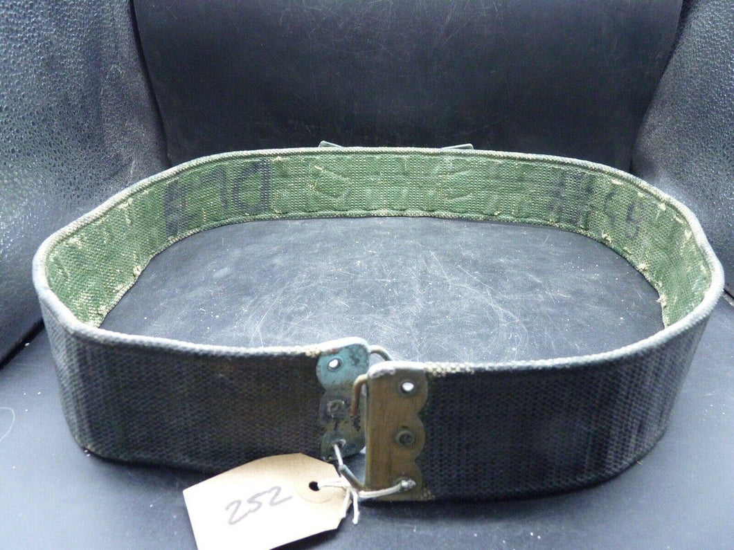 Original British Army / RAF Webbing Belt - WW2 37 Pattern - 40 Inch Waist Max