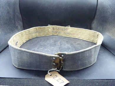 Original British Army / RAF Webbing Belt - WW2 37 Pattern - 40 Inch Waist Max - The Militaria Shop