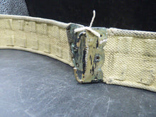 Load image into Gallery viewer, Original British Army / RAF Webbing Belt - WW2 37 Pattern - 40 Inch Waist Max
